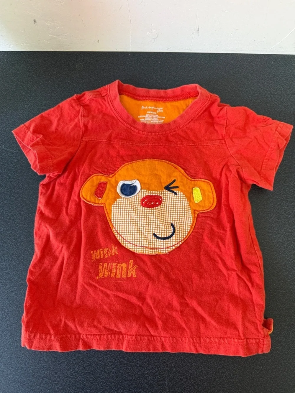 Unbranded Kids Red Winking Monkey Tee 2012